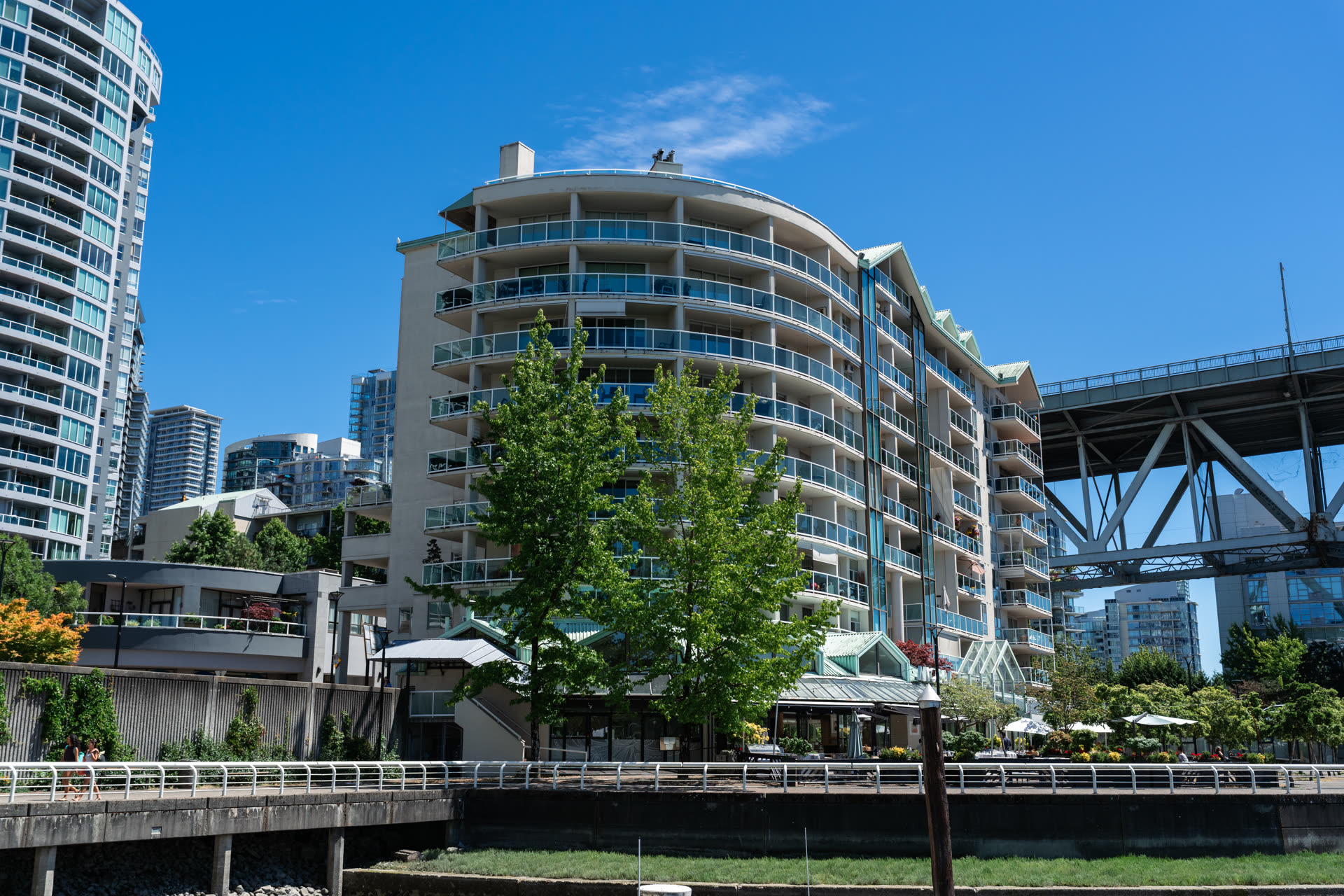 The Admiralty, a mid-rise strata building in False Creek, Vancouver